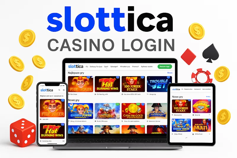 Slottica casino login — szczegółowa instrukcja