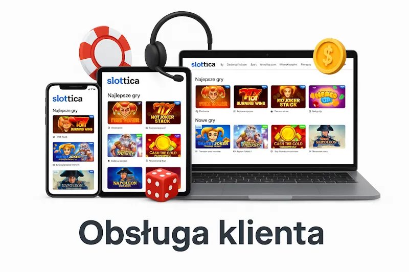 Kasyno slottica — obsługa klienta